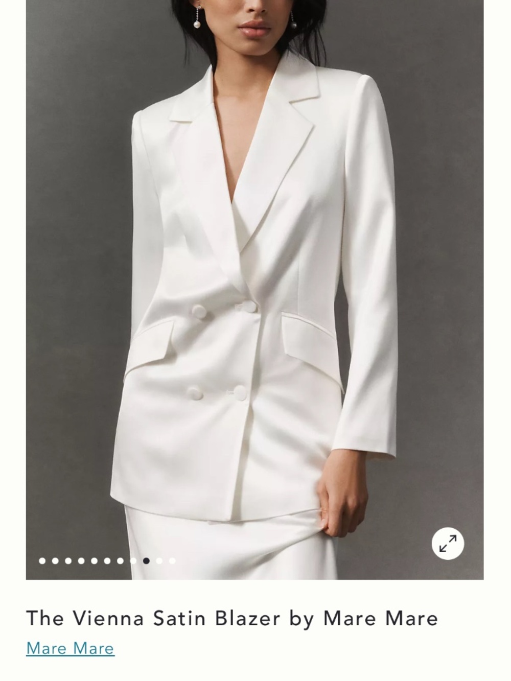 Mare Mare Vienna Satin Blazer
